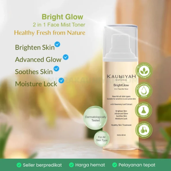 Bright Glow 2 In 1 Face Mist Toner